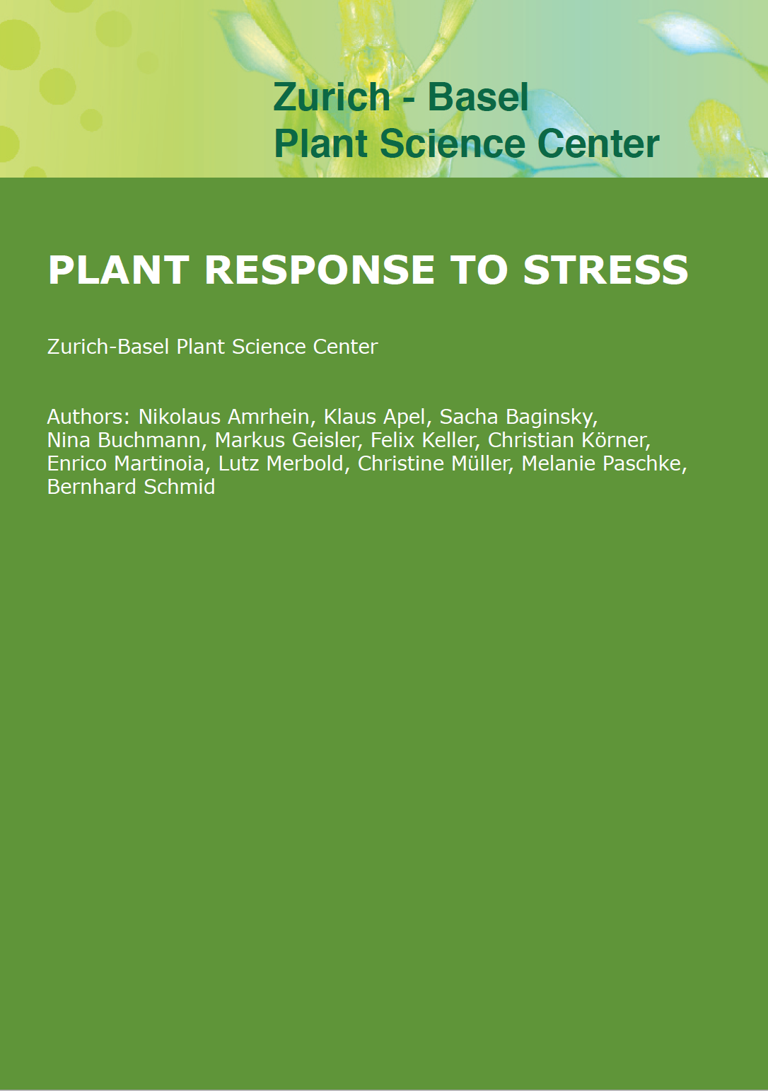 Plant Response to Stress