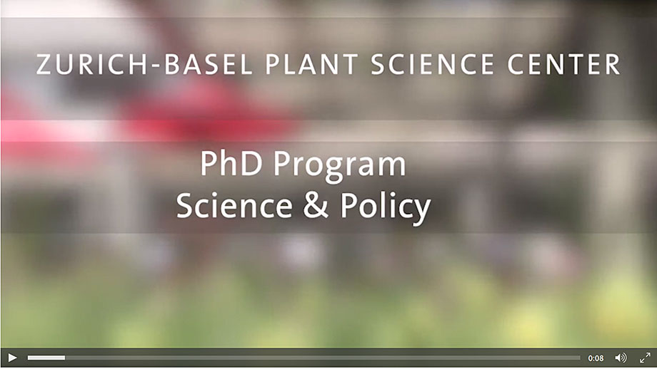 Get to know the PhD Program Science and Policy
